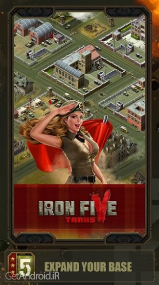 دانلود Iron 5:Tanks 1.1.6 بازی آنلاین تانکهای آهنین 5 اندروید