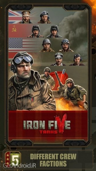 دانلود Iron 5:Tanks 1.1.6 بازی آنلاین تانکهای آهنین 5 اندروید