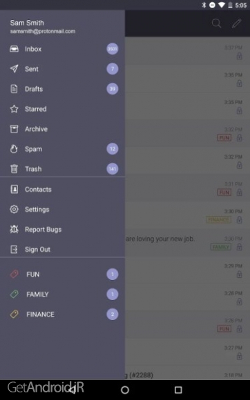 دانلود برنامه ProtonMail اندروید
