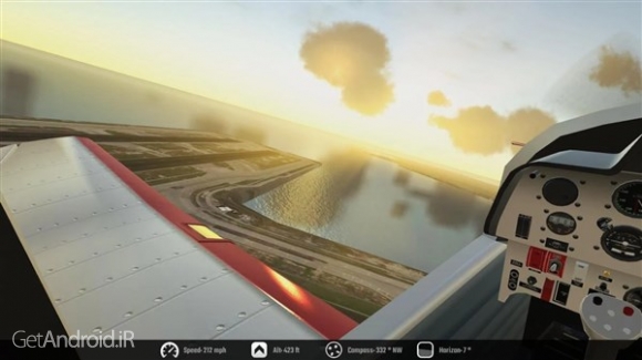 دانلود Flight Simulator 2K16 v1.1 بازی شبیه سازی پرواز هواپیما 2K16 اندروید