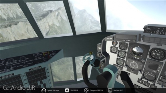 دانلود Flight Simulator 2K16 v1.1 بازی شبیه سازی پرواز هواپیما 2K16 اندروید