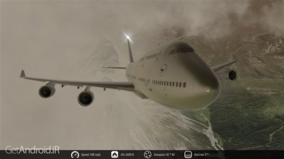 دانلود Flight Simulator 2K16 v1.1 بازی شبیه سازی پرواز هواپیما 2K16 اندروید