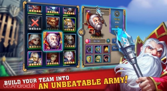 دانلود Heroes Tactics: War & Strategy 1.5.9.2 بازی تاکتیک قهرمانان : استراتژی جنگ اندروید