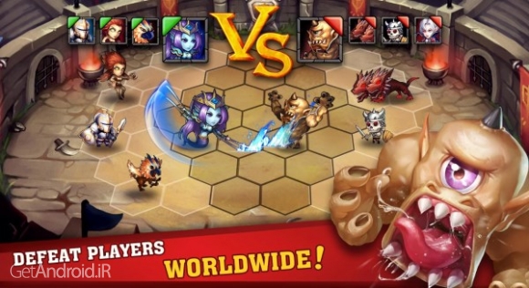 دانلود Heroes Tactics: War & Strategy 1.5.9.2 بازی تاکتیک قهرمانان : استراتژی جنگ اندروید