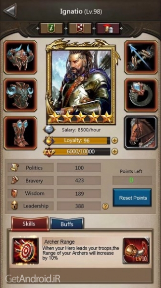 دانلود بازی Empire War Age of hero اندروید