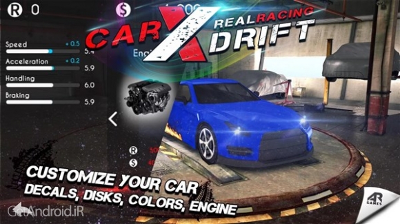 دانلود Car Drift X Real Drift Racing 1.2.5 بازی مسابقه ای اتومبیلرانی دریفت اندروید