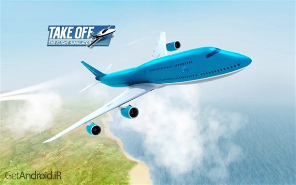 دانلود Take Off The Flight Simulator 1.0.37 بازی شبیه ساز پرواز برای اندروید