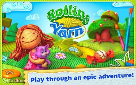 دانلود Rolling Yarn 0.1.125 بازی پازلی نخ نورد اندروید