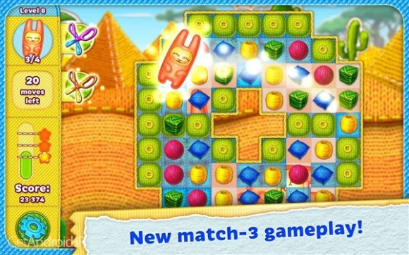 دانلود Rolling Yarn 0.1.125 بازی پازلی نخ نورد اندروید
