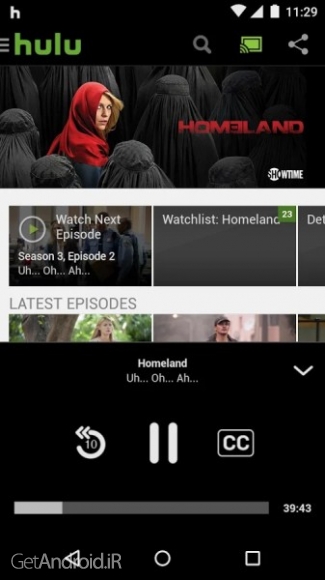 دانلود برنامه Hulu Watch TV اندروید