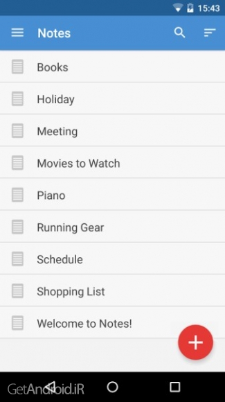 دانلود برنامه Notes اندروید