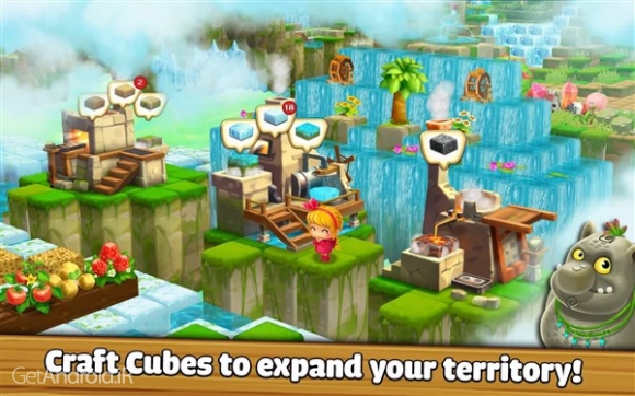 دانلود Cube Skyland: Farm Craft 1.1.255a بازی سرزمین مکعبی آسمان اندروید