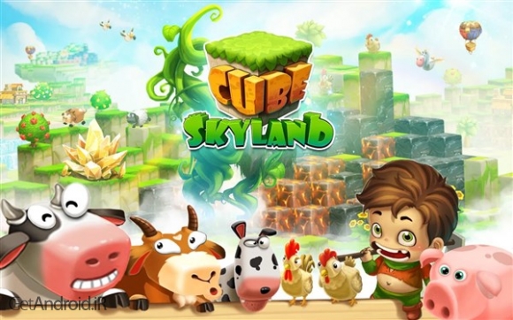 دانلود Cube Skyland: Farm Craft 1.1.255a بازی سرزمین مکعبی آسمان اندروید