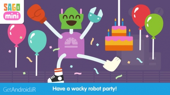 دانلود Sago Mini Robot Party 1.0 نرم افزار ساخت ربات اندروید