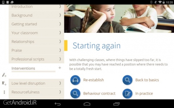 دانلود Managing Behaviour 1.0.0 برنامه افزایش تعامل در کلاس درس اندروید