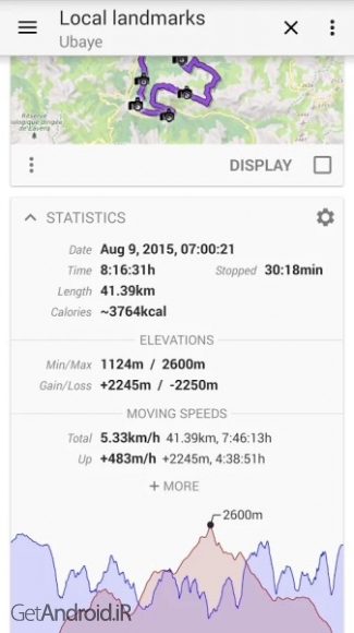 دانلود برنامه AlpineQuest GPS Hiking اندروید