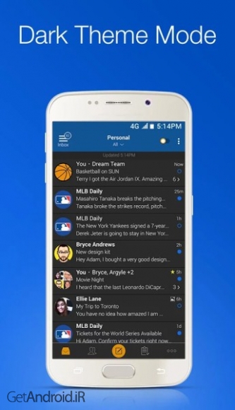 دانلود برنامه Blue Mail اندروید