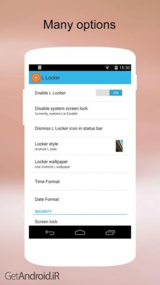 دانلود L Locker - Lollipop Locker v1.9 برنامه لاک اسکرین جدید اندروید