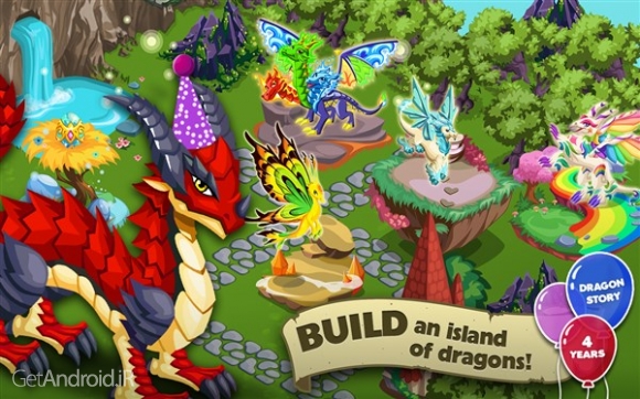 دانلود Dragon Story:Big Birthday Bash 2.4.2.2g بازی داستان اژدها اندروید