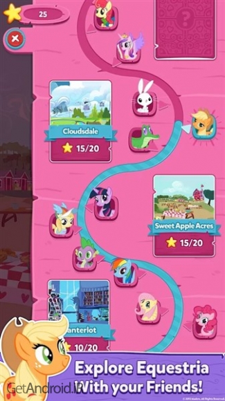 دانلود My Little Pony: Puzzle Party 1.4.61 بازی پازلی اسب کوچک من اندروید