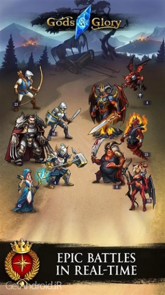 دانلود بازی Gods and Glory اندروید