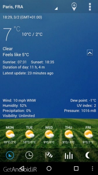 دانلود برنامه Digital clock world weather اندروید