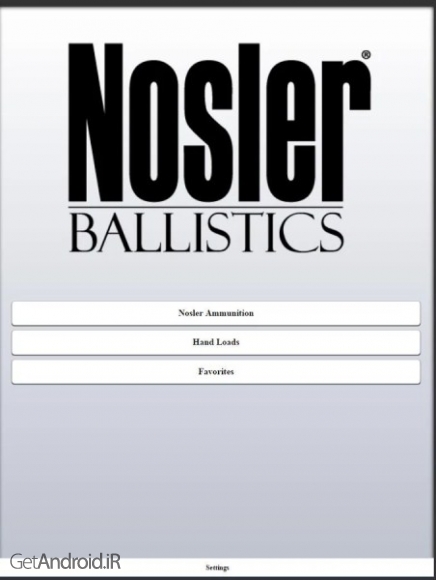 دانلود Nosler Ballistics 2.0 v2.0.9 ماشین حساب نوزلز بالیستیک اندروید