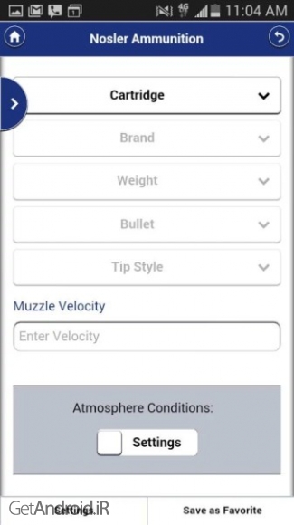دانلود Nosler Ballistics 2.0 v2.0.9 ماشین حساب نوزلز بالیستیک اندروید