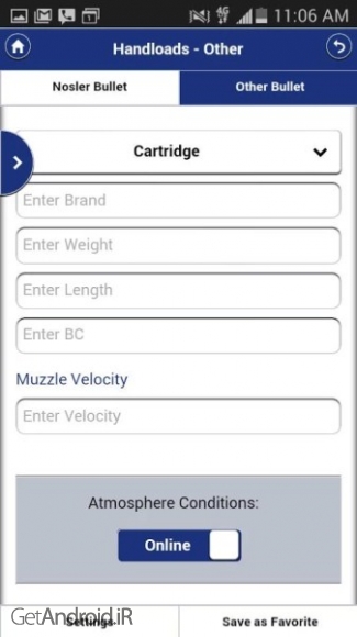 دانلود Nosler Ballistics 2.0 v2.0.9 ماشین حساب نوزلز بالیستیک اندروید