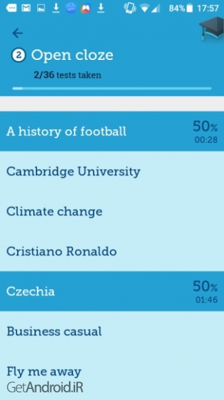 دانلود FCE Academy 2016 v1.0 دوره ی آموزشی آمادگی آزمون زبان انگلیسی اندروید