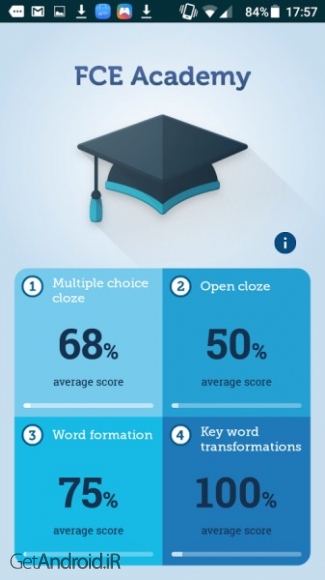 دانلود FCE Academy 2016 v1.0 دوره ی آموزشی آمادگی آزمون زبان انگلیسی اندروید