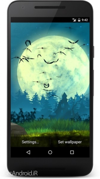 دانلود Bats live wallpaper 1.0 والپیپر زنده خفاش ها اندروید