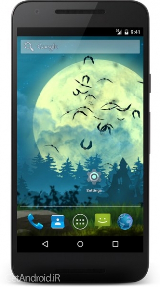 دانلود Bats live wallpaper 1.0 والپیپر زنده خفاش ها اندروید