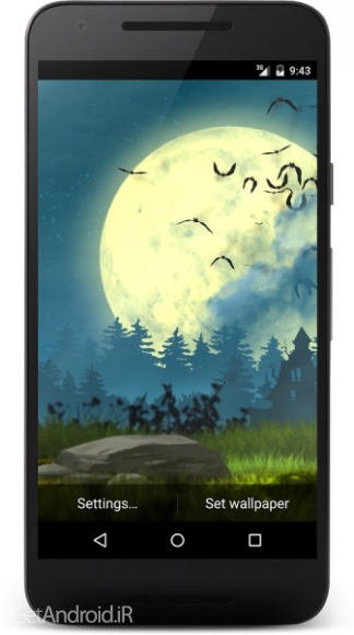 دانلود Bats live wallpaper 1.0 والپیپر زنده خفاش ها اندروید