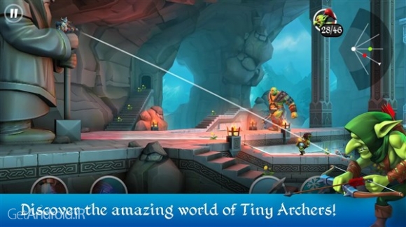 دانلود بازی Tiny Archers اندروید