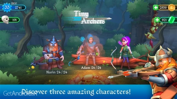 دانلود بازی Tiny Archers اندروید