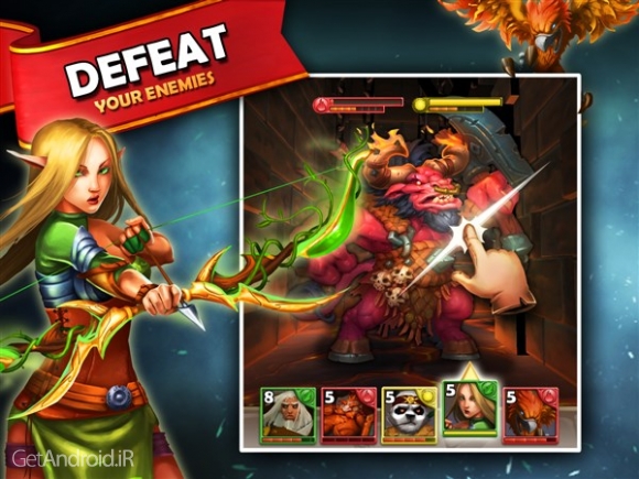 دانلود Dungeon Monsters - RPG 2.8.000 بازی سیاه چال هیولاها اندروید