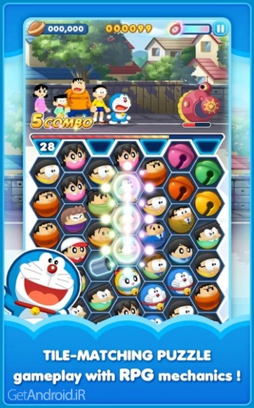 دانلود Doraemon Gadget Rush 1.3.1 بازی جواهرات همرنگ اندروید