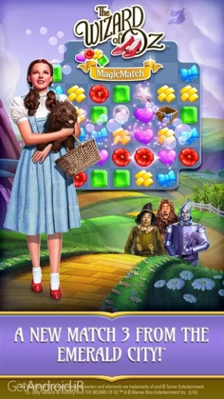 دانلود بازی Wizard of Oz Magic Match اندروید