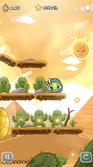 دانلود Roll Turtle 1.2 بازی چرخش لاک پشت اندروید