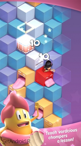 دانلود Tasty Steps Runner 1.21 بازی پریدن از روی مکعب های خوشمزه اندروید