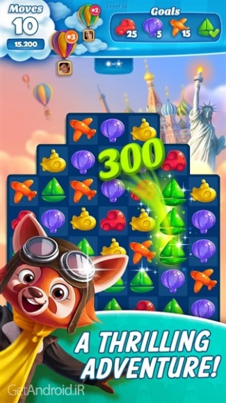 دانلود Travel Blast 1.3.88 بازی انفجار در مسافرت اندروید