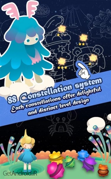 دانلود Monodi StarCrush 1.2.6 بازی پازلی مونودی اندروید