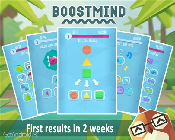 دانلود Boostmind – brain training 1.2 بازی تقویت ذهن اندروید