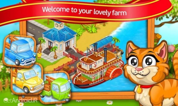 دانلود Farm Town: Cartoon Story 2.11 بازی مزرعه داری جدید اندروید
