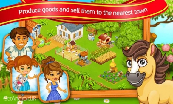 دانلود Farm Town: Cartoon Story 2.11 بازی مزرعه داری جدید اندروید