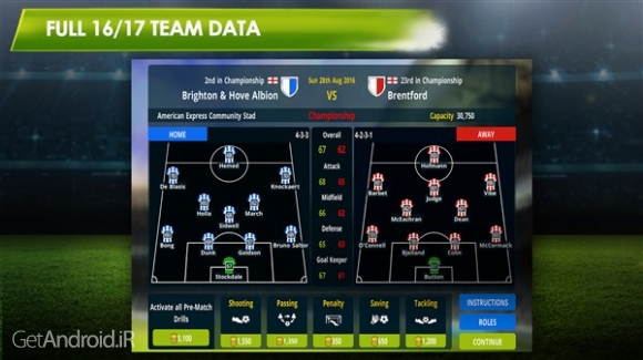 دانلود Championship Manager 17 v1.3.1.807 بازی مربیگری فوتبال برای اندروید بدون دیتا