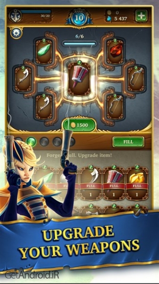 دانلود Saber’s Edge 3.11.0.24428 بازی لبه شمشیر اندروید