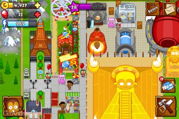 دانلود Bloons Monkey City 1.11.4 بازی استراتژِیکی شهر میمون ها اندروید