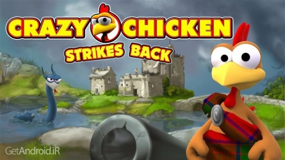 دانلود CRAZY CHICKEN strikes back 1.3.113_113 بازی حمله مرغ دیوانه اندروید